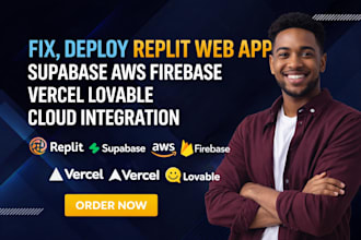 fix lovable deploy replit web app supabase aws firebase dns vercel base44 expert
