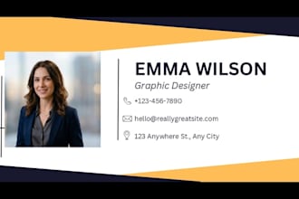 create modern responsive HTML email signature design