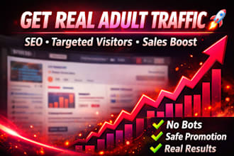 do adult web promotion, adult shopify store promotion