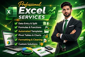 clean, format, merge, split excel data