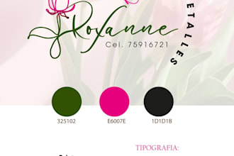 do high quality flower logo for flower business, shop, or studio