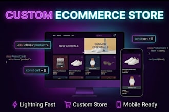 build a react website for your ecommerce store