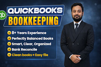do quickbooks cleanup bookkeeping and bank reconciliation