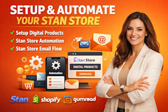 setup stan store digital product stan store automation stan store email flow