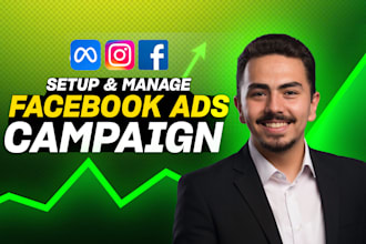 setup and manage facebook ads campaign, fb or meta ads