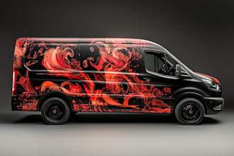 design car wrap, car livery, car decal, car sticker