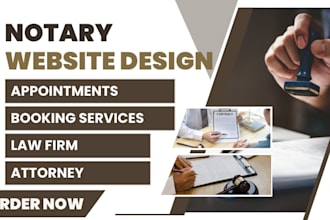 notary website, mobile notary website, law firm website, appointment booking