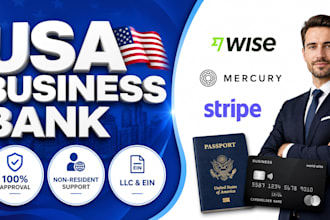 usa bank creation for non USA residents, USA physical address, proof of address