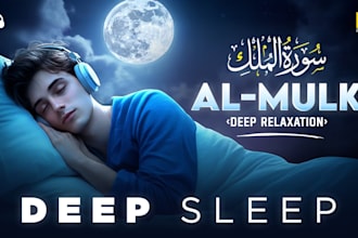 design eyecatching quran recitation youtube thumbnails