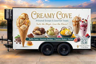 do food truck wrap, food trailer wrap, food van wrap, camper or caravan wrap
