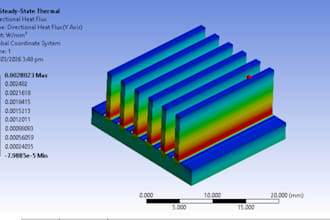 perform thermal analysis and 3d design in ansys and solidworks