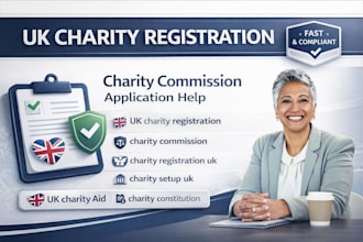 prepare charity policies and governance documents for uk charity