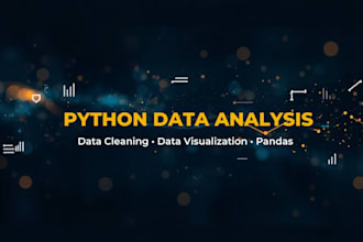 clean messy data, analyze and create professional dashboards