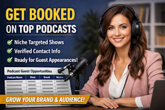 generate niche targeted podcast guest appearance leads