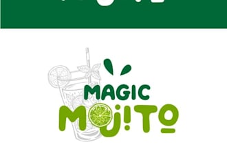 do unique fruits logo design for farm, store, and juice brand