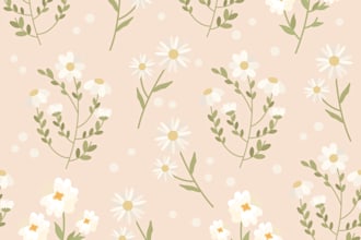 create seamless pattern for fabric, wallpaper and packaging