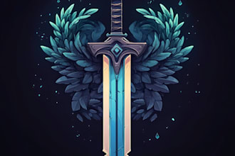 do a fantasy game logo