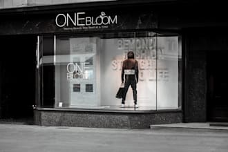 design luxury logo and fashion brand identity with brand kit and branding guide