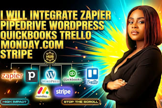 integrate zapier pipedrive wordpress quickbooks trello mondaycom stripe