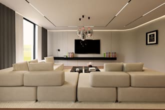 design spaces with modern architecture and interior design