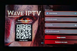 customize wave player apk with your logo and  name for android tv multi dns