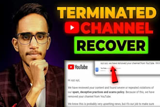 help you recover or restore your suspended youtube channel