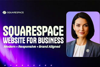 design a professional squarespace website for your business
