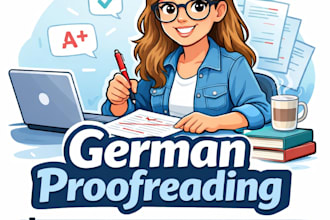 proofread and edit your german text professionally