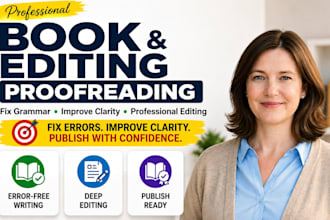 amazon kdp manuscript editing book proofreading copy and line editing