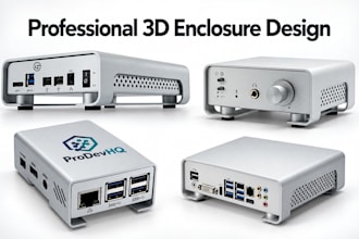 design electronics enclosure for pcb, esp32, arduino or iot devices