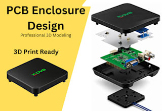 design electronics enclosure for pcb, esp32, arduino or iot devices
