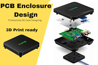 design electronics enclosure for pcb, esp32, arduino or iot devices