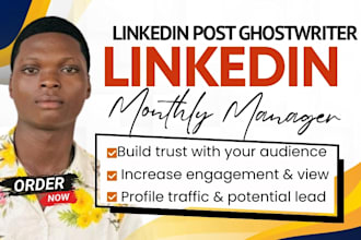 be your linkedin ghostwriter for founders, ceos and b2b brands