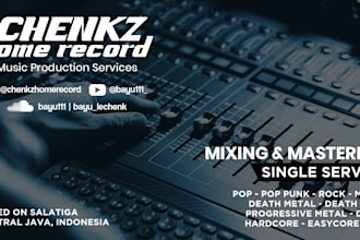 open for mixing mastering service of metal, djent, poppunk