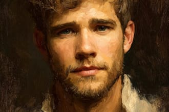 paint digital oil painting portraits