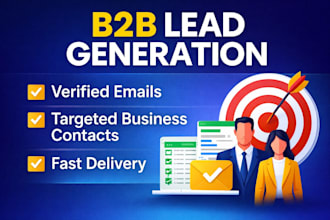 do b2b lead generation and find verified business emails and contacts