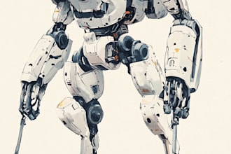 high quality robot, mecha concepts