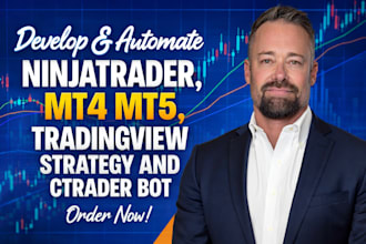 develop and automate ninjatrader, mt4 mt5, tradingview strategy and ctrader bot