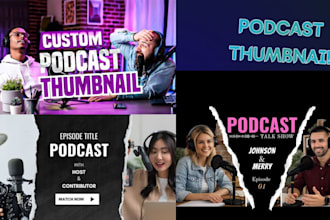 design podcast thumbnail design podcast cover art podcast artwork
