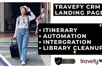 setup travel travefy crm travefy landing page travefy automation in 24hr