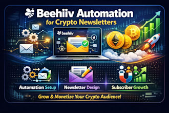 set up beehiiv newsletter automation for crypto creators