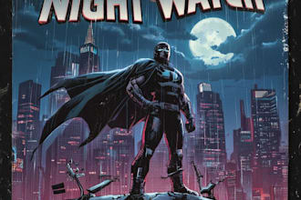 create a very professional comic book page illustration