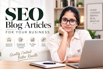 write engaging human written SEO blog posts