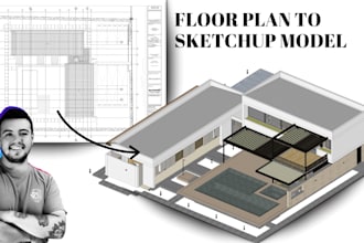create a 3d sketchup model from your floor plan