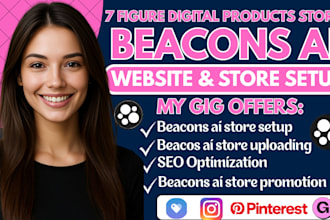 beacons ai digital product beacons book promotion beacons ai website design