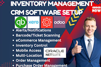 setup inventory management quickbooks enterprise xero netsuite upkeep odoo