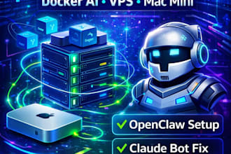 setup fix open claw openclaw claude bot docker ai set up on vps mac mini