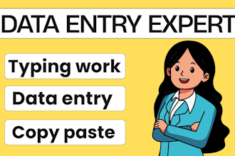 do accurate data entry, excel data cleaning, and formatting