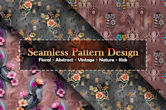 design seamless floral pattern for textile and fabric
