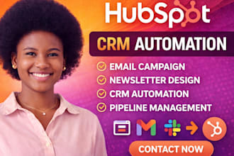 setup hubspot CRM cms workflow hubspot form email design marketing integration